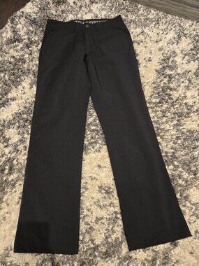 BC Clothing Men’s Straight Leg Comfort Waist Pants | Size 32x32 | Black